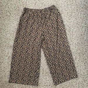 Banana Republic wide leg crop pant